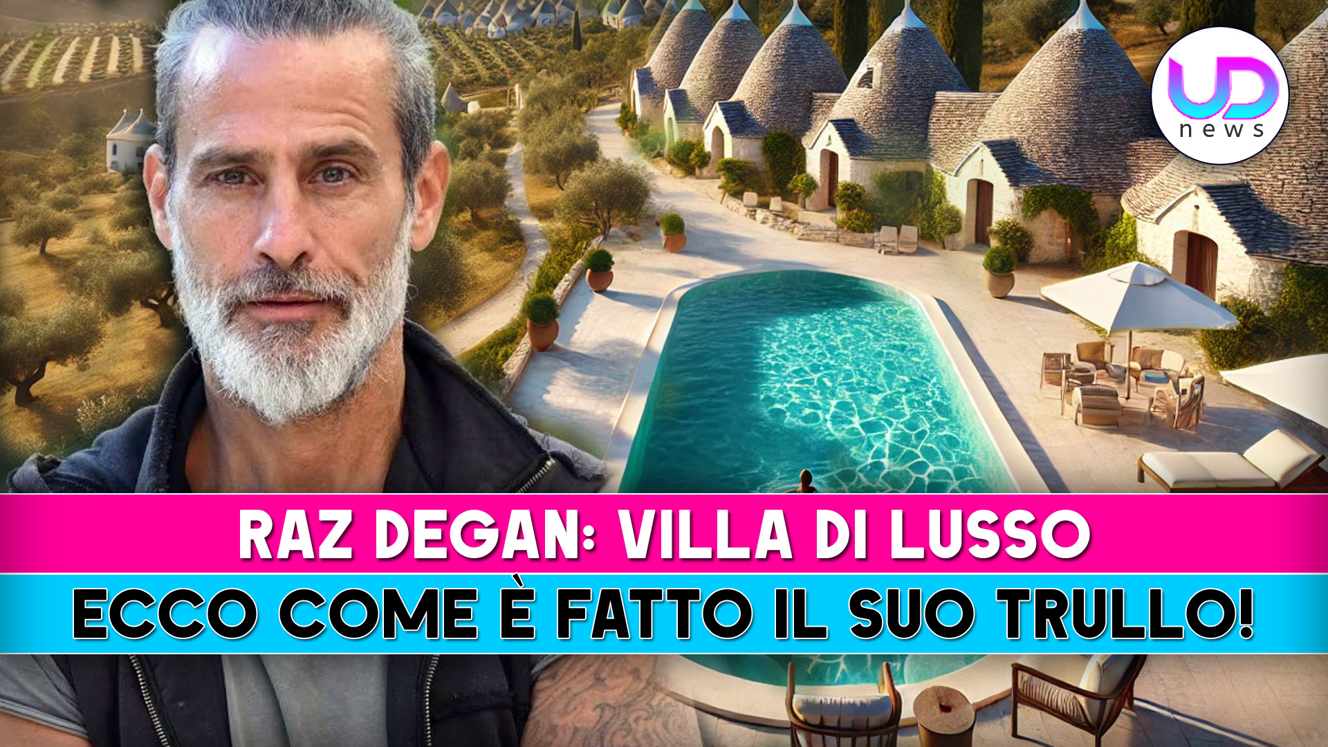 Raz Degan, Villa Di Lusso: Ecco Come E’ Fatto Il Suo Trullo!